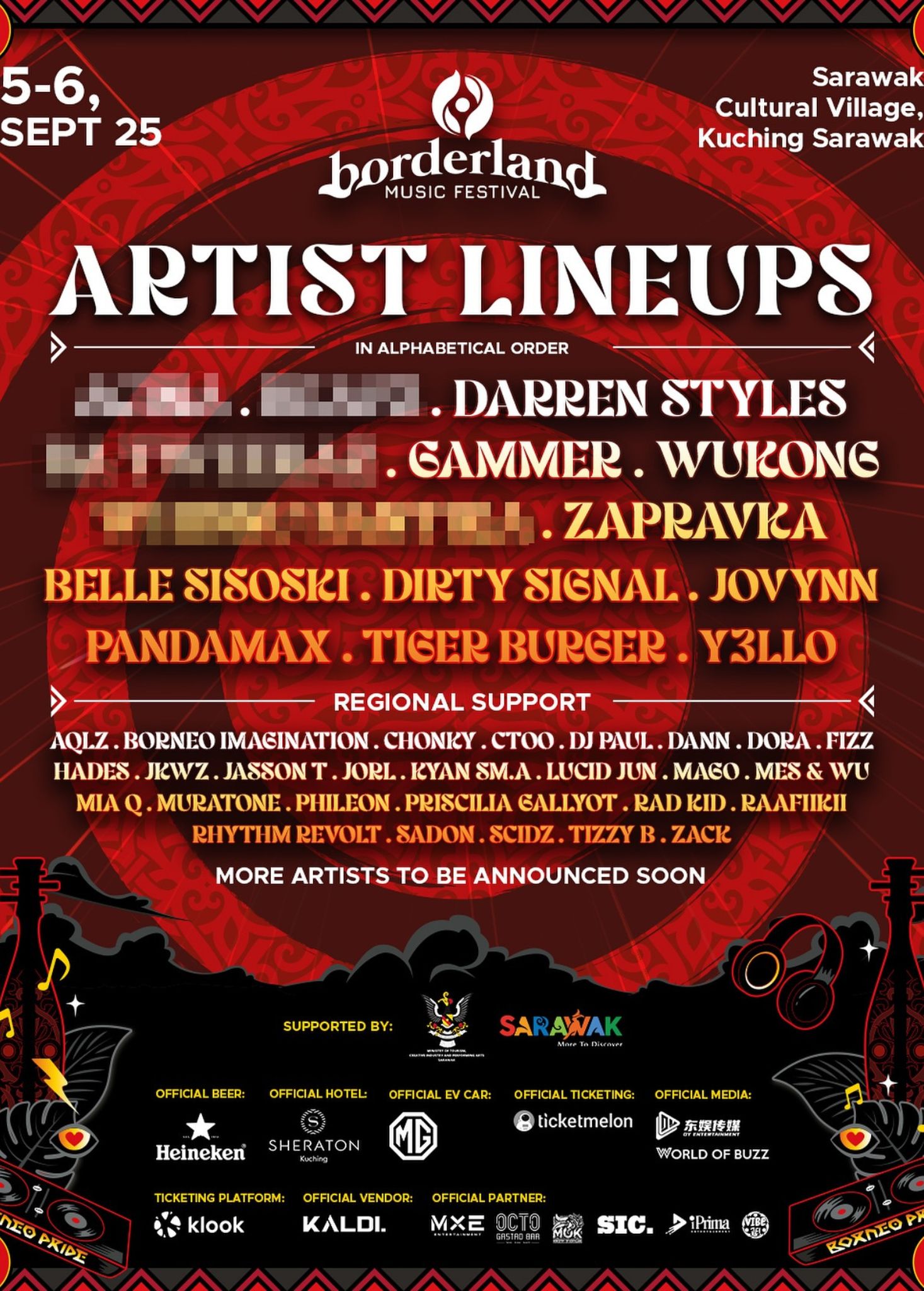 Artist Lineups